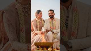 kl rahul and athiya shetty marriage 😍 |#klrahul #athiyashetty #viral #wedding #cute #couple #shorts