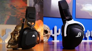 Corsair HS80 vs Rog Delta S wireless - wireless headsets with different appeal