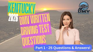 2026 Kentucky DMV Written Driving Permit Test Study Guide - Part 1
