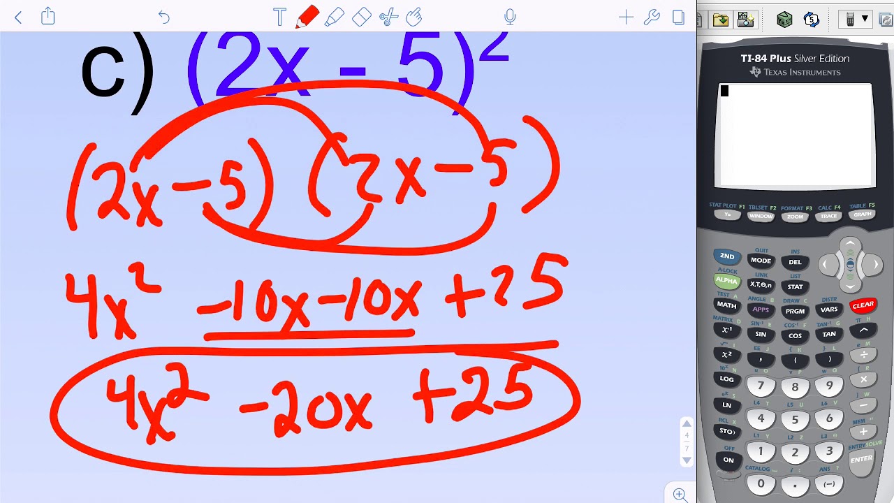 Find Special Products Of Polynomials - YouTube