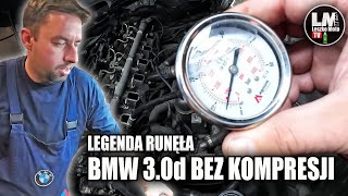 Silnik BMW 3.0d nie wytrzymał !! E60 z M57N bez kompresji !!