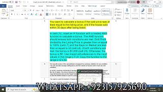 Exp22_Excel_Ch07_ML1_RealEstate | Exp22 Excel Ch07 ML1 RealEstate_Myitlab_excel_complete_Solution