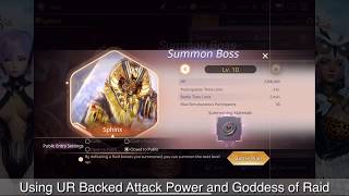 Sphinx Raid Lv 10 (光Raid) in Less than 1:30 Minutes (OVERHIT Global)