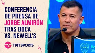 Jorge Almirón habla en conferencia de prensa tras Boca vs. Newell's