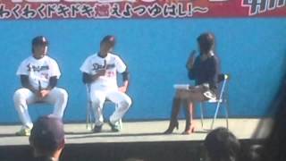 中川区区民祭り 中日ドラゴンズ　大野雄大・岡田俊哉トークショー　2013/10/27