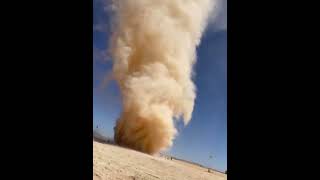 Men Run Toward Massive Dust Devil || ViralHog
