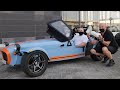 WE HAD TO REMOVE OUR SHOES TO DRIVE THIS CATERHAM 270R IN DUBAI