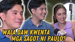 KIM CHIU AT PAULO AVELINO BUKING ULIT SA INTERVIEW NI MJ FELIPE! ILANG MGA FANS DISMAYADO KAY PAULO?