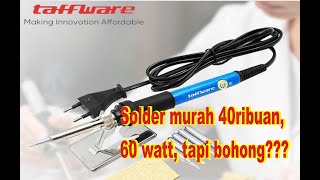 Review jujur solder CS31-kw yang katanya 60watt, tapi bohong?