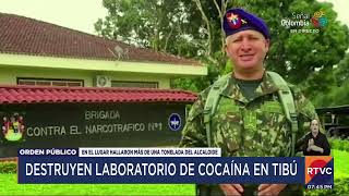 Ejército Nacional ubicó y destruyó laboratorio de cocaína en Norte de Santander | RTVC Noticias