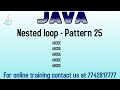 Pattern program in java | Pattern of alphabets