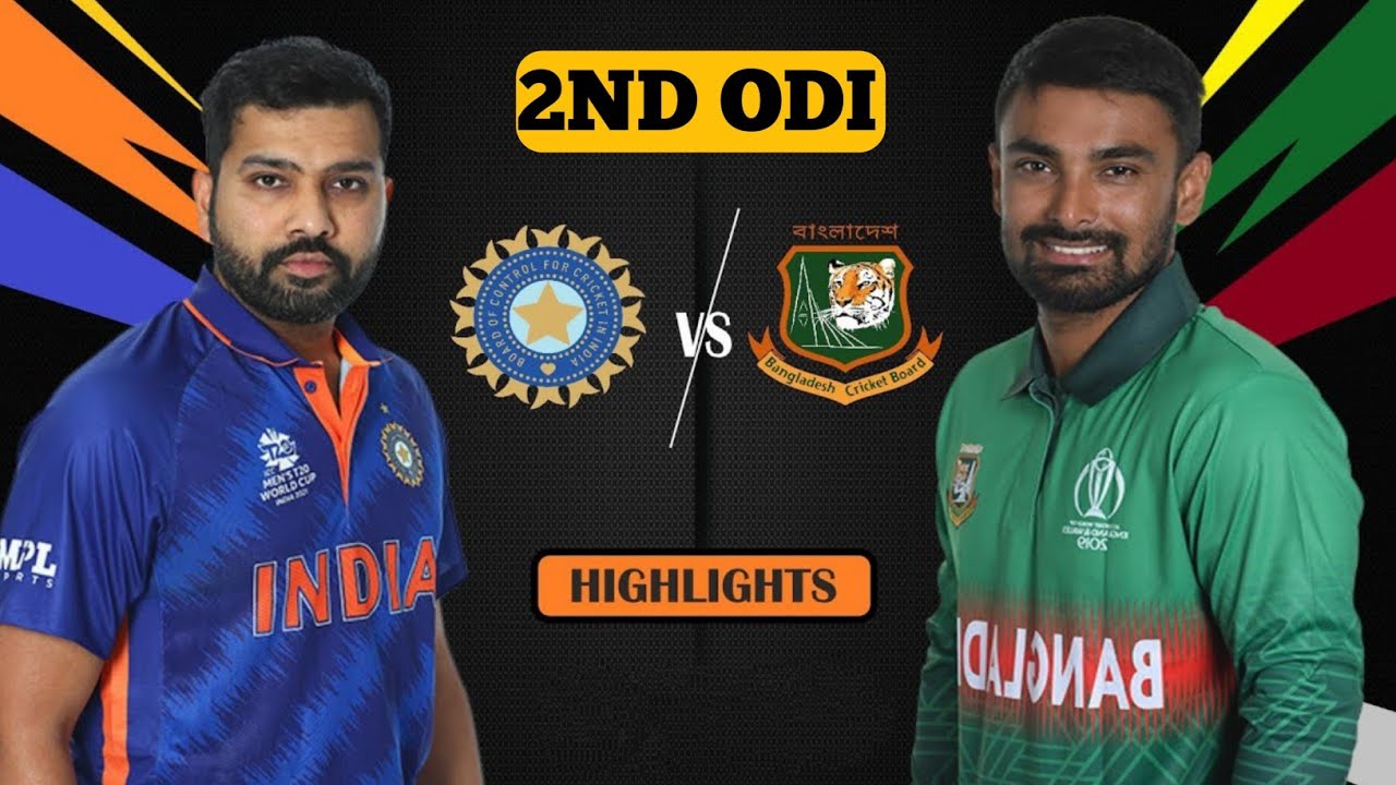 India Vs Bangladesh 2nd Odi Highlights 2022 | India Vs Bangladesh Odi ...