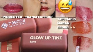 YANG LAGI VIRAL ! RAECCA GLOW UP TINT Review + Swatches | RINGAN DI BIBIR 😍| Maria Soelisty