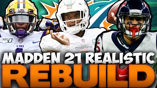 The Dolphins Draft Ja'Marr Chase At Pick 6! Rebuilding The Miami Dolphins! Madden 21