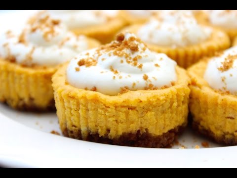 HOW TO MAKE MINI PUMPKIN CHEESECAKES HOW TO MAKE MINI PUMPKIN CHEESECAKES