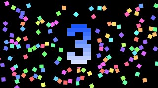 3 Seconds Pixels Explode Timer