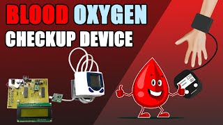 Portable Health Checkup Device With Blood Oxygen Monitor Electronics Project