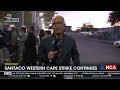 Santaco Western Cape strike continues