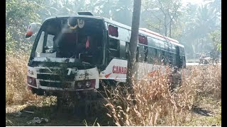 | ಎರ್ಮಾಳು ತೆಂಕ‌ | ಚಾಲಕ ಅಸೌಖ್ಯ | ಧರೆಗೆ ಚಲಿಸಿದ ಬಸ್ಸು | 10 ಕ್ಕೂ ಅಧಿಕ ಮಂದಿಗೆ ಗಾಯ | Accident Yermal |