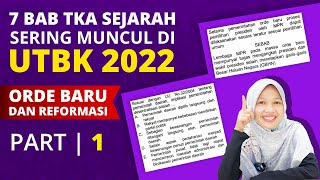 BOCORAN SOAL SOSHUM SEJARAH UTBK SBMPTN 2022 | BAB 2 ORDE BARU & REFORMASI PART 1