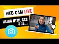 How To Access Webcam In HTML Using JavaScript | Screenshot, Video Pause | Codeflix