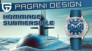 Envie d'une montre luxueuse ? Découvrez la Pagani Design hommage Panerai Submersible !