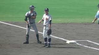 熊本西ＶＳ熊工　熊工2点目横坂くんタイムリースリーベース