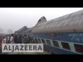 India train derailment kills almost 100 people