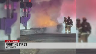 Greenwood City Firefighters respond to multiple fires. hours into Christmas Day