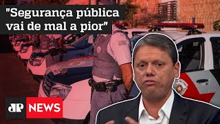 Tarcísio fala sobre planos para a segurança pública em SP: "Há que ter coragem"