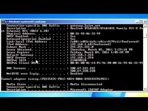 How to find your (Ip adress + dns server) How to find your (Ip adress + dns server)