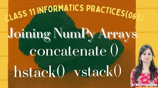 Joining NumPy Array | Concatenate NumPy Array | NumPy Tutorial #numpytutorial #numpy #python #exam