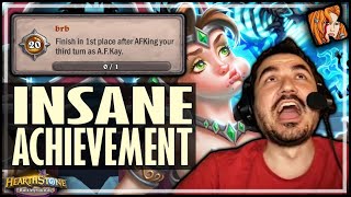 THIS AFK ACHIEVEMENT IS INSANE WTF?! - Hearthstone Battlegrounds