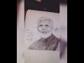 PM. Narendra Modi Sketching Art | #narendramodi #pmmodi #shorts ||