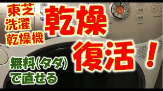 乾燥復活_東芝ドラム式洗濯乾燥機の内部掃除を無料(ただ)で乾かない乾燥機能を復活させる方法_これで電気代や時間を節約