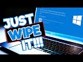 Wipe your hard drive and reinstall Windows CLEAN | remove all VIRUSES! Full walk thru