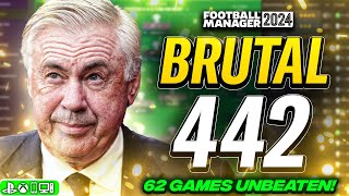 Ancelotti's BRUTAL FM24 Tactics! | Quadruple WON! | Best FM24 Tactics