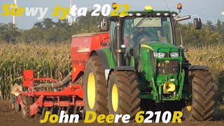 🔥Jesienne manewry z E-rką!⛔Czyli Siewy żyta 2022 z Jeleniem🔥John Deete 6210R i Horsch Pronto 4 DC💪