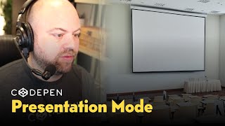 Presentation Mode on CodePen