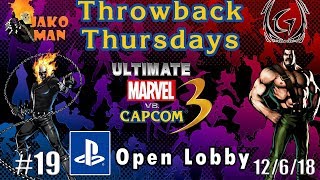 Retro Throwback UMVC3 PS4 Open Lobbies #19 12/6/18