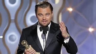 Leonardo DiCaprio wins Oscar Best Actor for The Revenant (Leo's speech At The Oscars 2016)