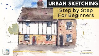 Urban Sketching for Beginners - Step by Step - Tutorial