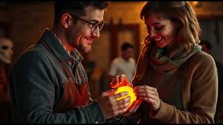 What is hidden behind the glassblower's fire Part2❤️