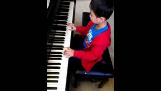 Lucas 莊皓鈞 (5 yrs) - 印第安之舞 (From : 兒童的鋼琴名曲集2, No. 3)