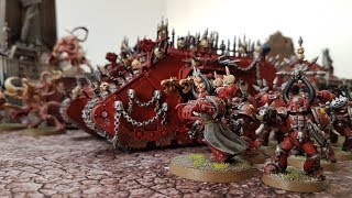 Word Bearers vs Imperium; 4000 point 8th edition warhammer 40k battle report