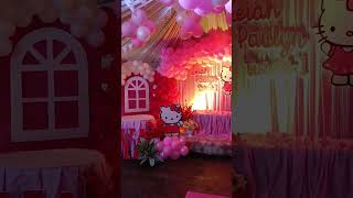 Hello Kitty theme birthday party