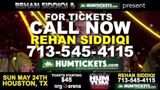 Ustad Rahat Fateh Ali Khan in Houston Concert 2016 |Rehan Siddiqi |106.1 HUM FM