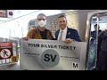 riding the very first metro silver line extension train my silver ticket experience