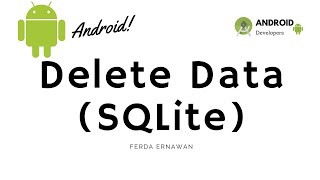 SQLite Database Part 4 Delete