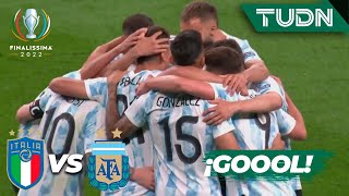 ¡SENTENCIAN! Contragolpe de Messi y Dybala anota | Italia 0-3 Argentina | Finalissima 2022 | TUDN